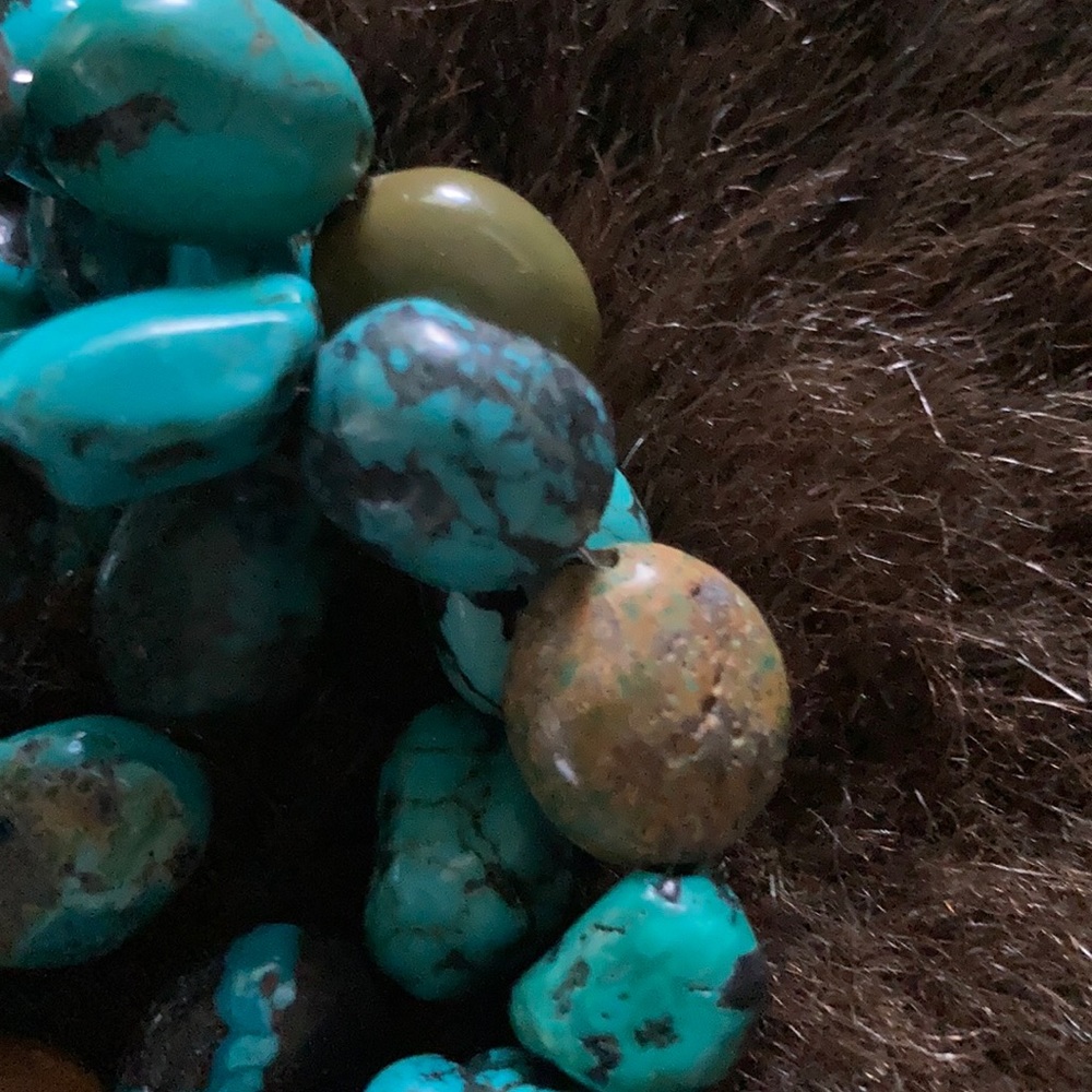Turquoise wrap bracelet - Picture 3 of 6